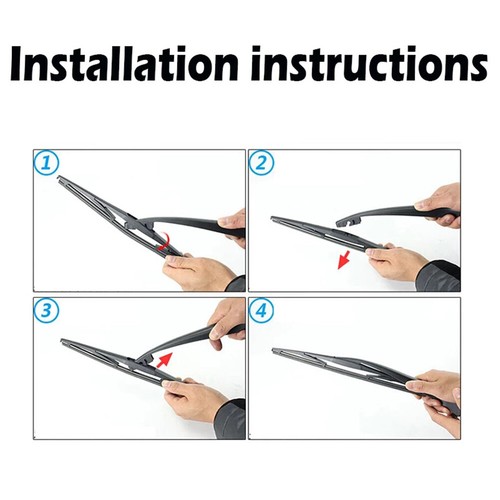 Rear Wiper Arm + Blade Kit for Mini Cooper l4 1.6L 2-Door 2002 2003 2004-2006 - Picture 13 of 14