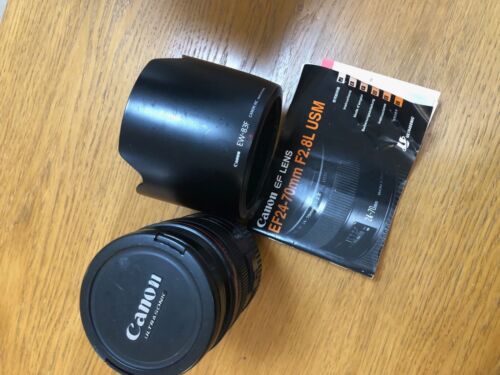 Used Canon EF 24-70mm f/2.8 L USM Lens Works great autofocus zoom Japan Made - Picture 4 of 8