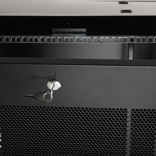 12HE Netzwerkschrank Serverschrank mit Rollen für Serverraum Büro 19 zoll - Afbeelding 10 van 11