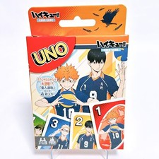 Mattel UNO Haikyu!! H87xW56mm for 2-10 people 7+ Party Card Game Playing Cards