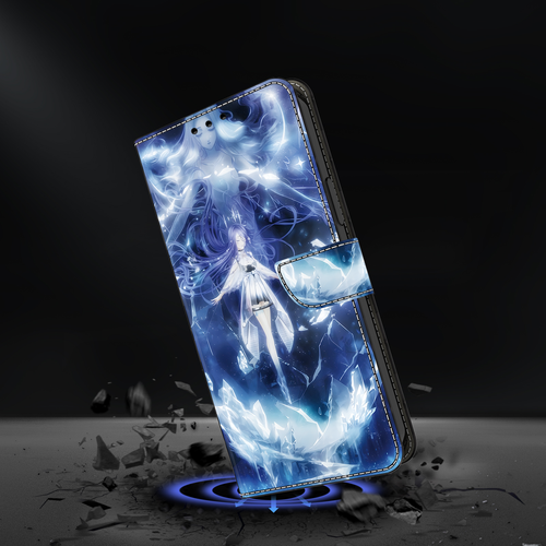 Unicorn Sky Paint Leather Wallet Phone Case For iPhone 15 14 Pro Max XR XS 8 7 - Picture 2 of 17