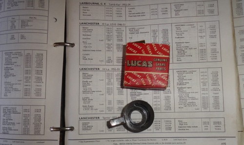 NOS Lucas Brown Ignition/Lighting Knob 316287. Model PRS2.  1956-1959 Metro ---> - Picture 2 of 2