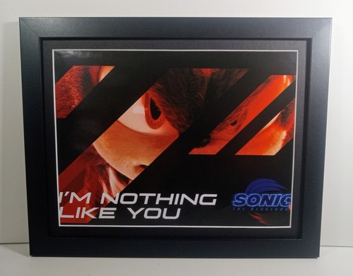 Shadow Display Framed Sonic The Hedgehog 3 Movie Photo Poster Plaque 8.5x11 - Picture 1 of 4