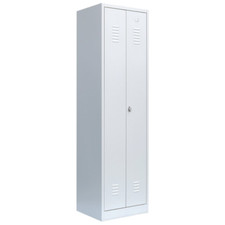 Spind verschweißt Kleider Wäsche Schrank Putzspind Mehrzweckspind 180x50x50cm