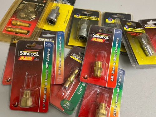 Air Hose Fittings Nitto Hose Repair Set 1/4" Female Plug ARO Style NPT Connector - Picture 1 of 34