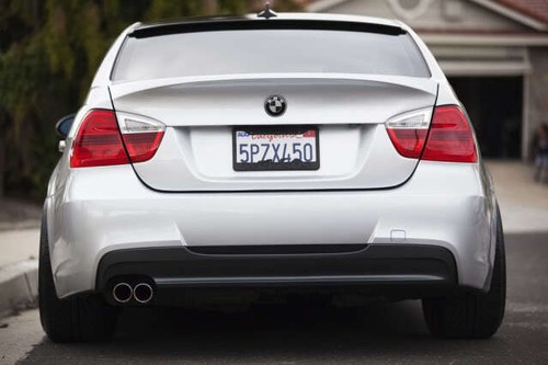 2006-08 E90 MTECH MSPORT FRONT & REAR BUMPER FOR BMW E90 4D SEDAN W/ CLEAR FOGS - Picture 3 of 4