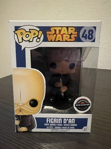 VAULTED EXCLUSIVE Figrin D'An Funko Pop #48 Blue Box Star Wars Bobblehead Disney