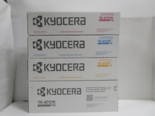 KYOCERA TONER TK-8737M TK-8737C TK-8737Y  TK-8737K Lot Of 4  New Genuine