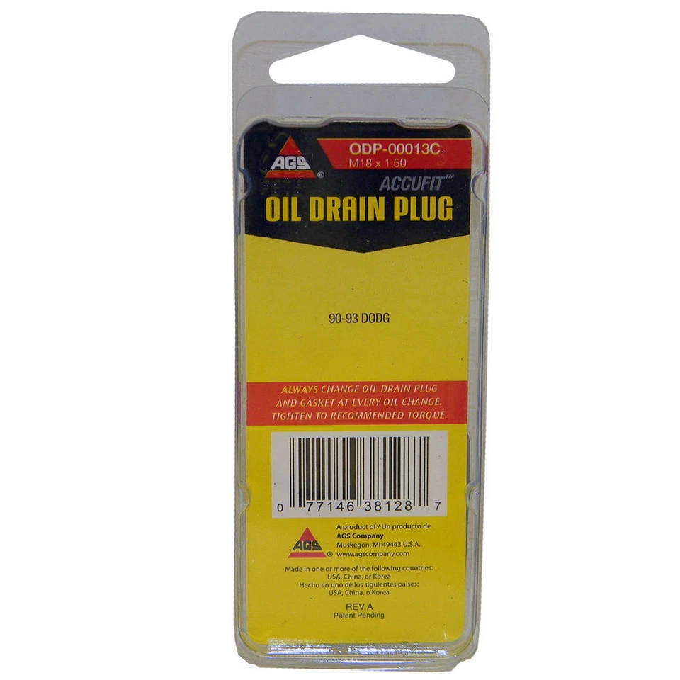 Tapón de drenaje de aceite del motor para Volvo S60 V70 S80 1994-2015 AGS COMPANY Foto 3 de 3