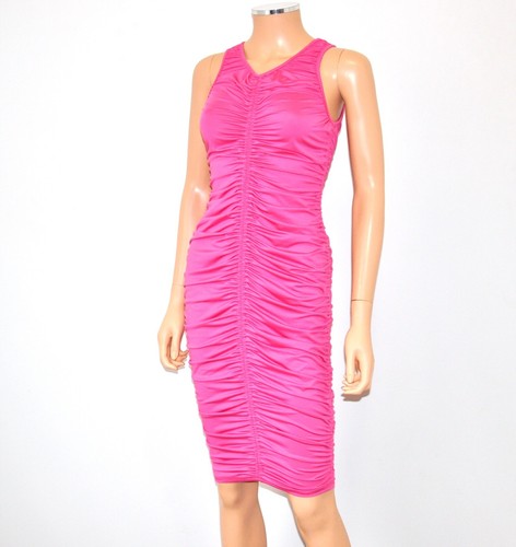 LOVE, WHIT RENT THE RUNWAY Pink Sexy Ruched Tank Dress SAMPLE  - Picture 6 of 11