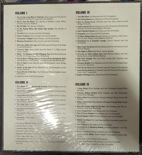 Swing Street 4-disc Vinyl Record LP JSN 6042 Series Box Set Collector's *SEALED* - Picture 2 of 2
