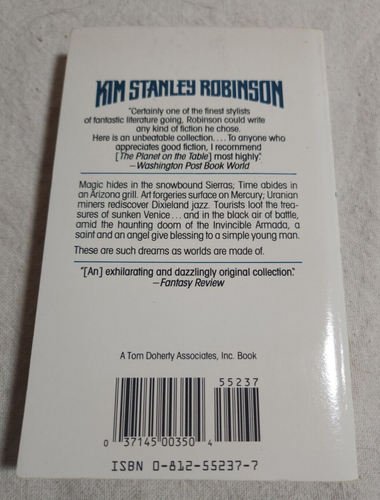 1987 Kim Stanley Robinson THE PLANET ON THE TABLE science fiction short stories - Imagen 2 de 8