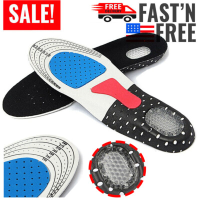 Gel Cushioning Running Arch Support Insert Sport Shoe Insole Pads Women's Men's Gel Cushioning Running Arch Support Insert Sport Shoe Insole Pads Women's Men's