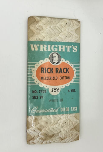 Vintage Cotton Rick Rack Lot of 11 - 1/8” to 5/8” - Various Colors - Lengths - Picture 3 of 16