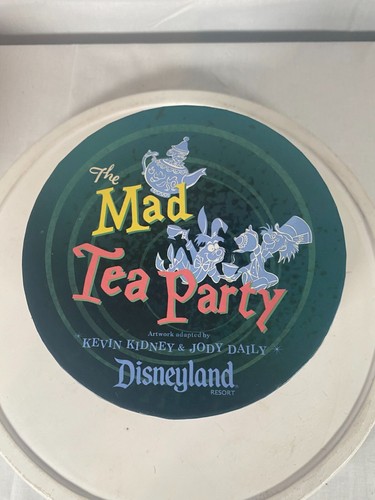 Set of 2 DISNEY LAND 55TH ANNIVERSARY MAD TEA PARTY TEACUP & SAUCER Mad Hatter - Picture 7 of 8