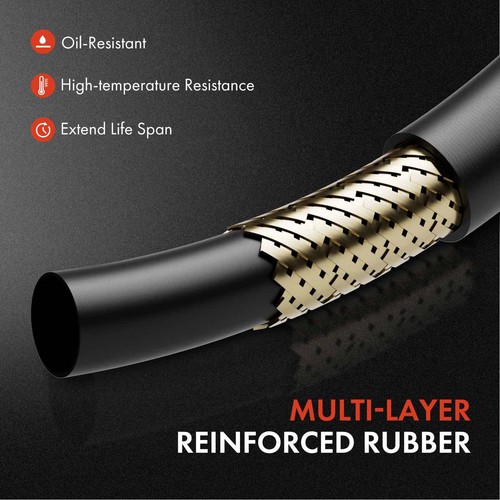Transmission Oil Cooler Hose Assembly for Ford Explorer 07-10 Mercury 4.0L 4.6L - Picture 5 of 8