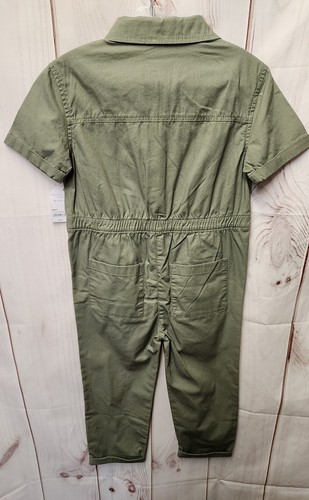 NWT Little Co. Girl's Size 5 Olive Green Jumpsuit - Picture 2 of 3