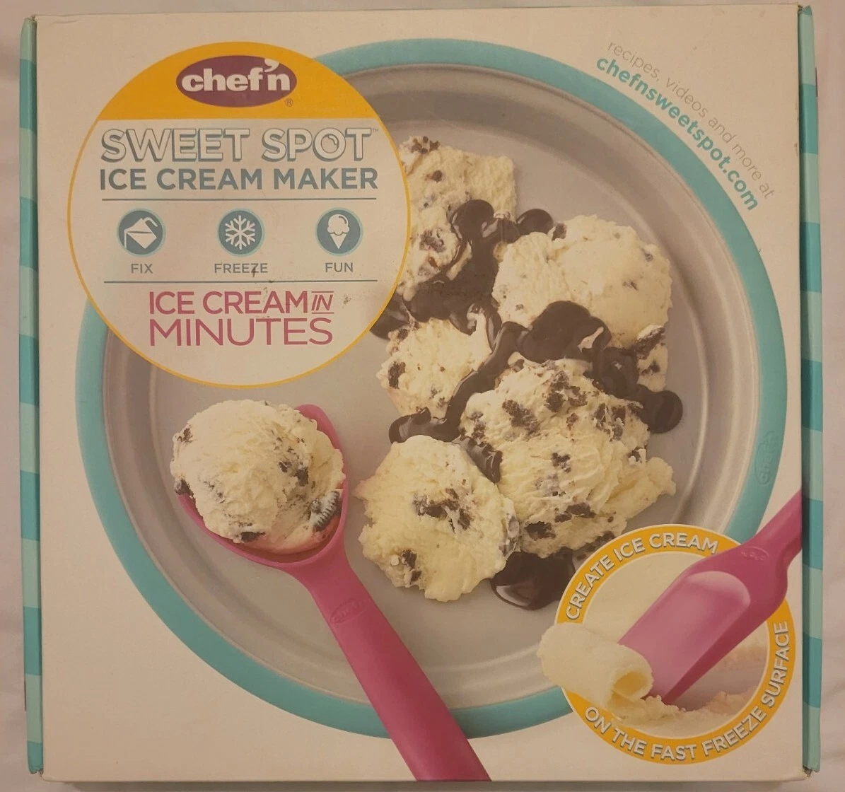 Chef'n - Sweet Spot - Ice Cream Maker (Includes Recipe Book)