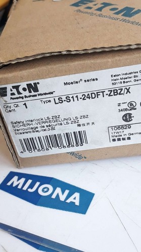 BLOQUEO DE SEGURIDAD EATON LS S11 24DFT ZBZ X IP65 24VDC 8W 250V (NUEVO STOCK ANTIGUO) - Imagen 3 de 13