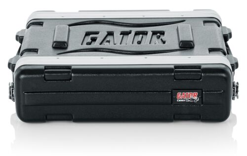 Gator Cases Lightweight Molded 2U Rack Case with Heavy Duty Latches 14.25" Depth - Picture 2 of 7