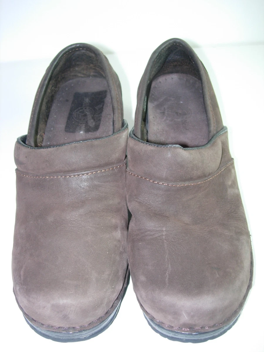Duck head leather comfort clogs hotsell