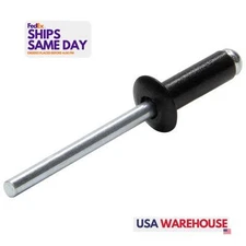 Allstar ALL18003, Set of 250 Black Aluminum Sm Hd Rivet Black 250Pk Performance