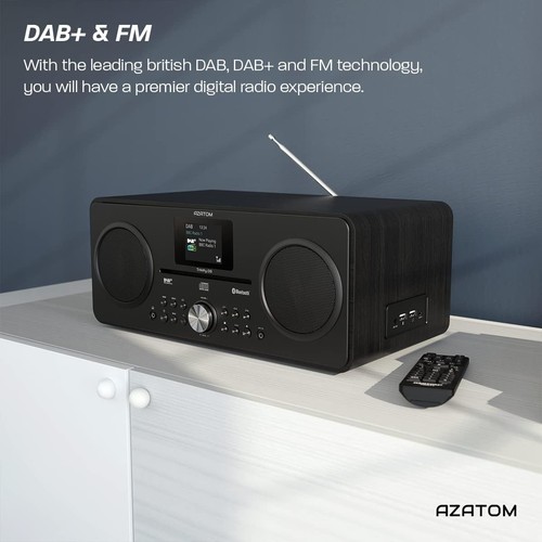DAB DAB+ Digital FM Radio, CD player, Bluetooth Stereo Speaker System, USB MP3 - Picture 10 of 24