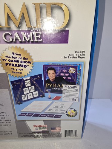 Pyramid Home Game, 2003, Donny Osmond, TV Show, Endless Games, Sealed, Brand New - Picture 6 of 7
