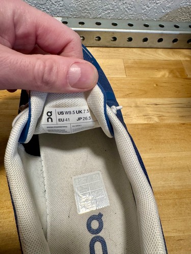 On Cloud Tenis Atléticos Correr Caminar Zapatos Azul Mujeres EE. UU. 9.5 Tenis rei - Imagen 10 de 13