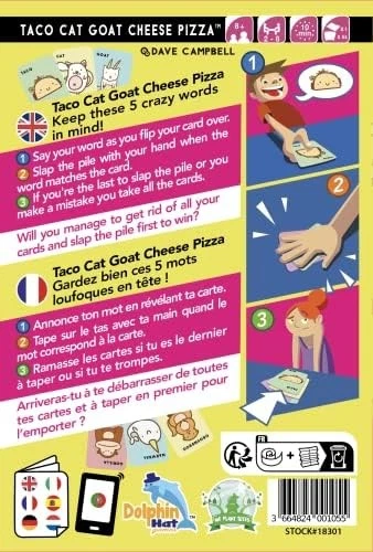 Blue Orange | Taco Cat Goat Cheese Pizza | Card Game | Ages 8+ | 2-8 Players | - Image 4 of 4