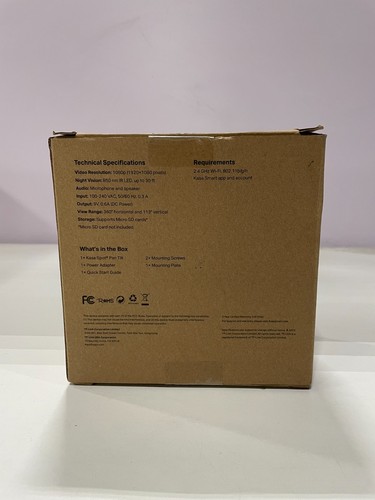 TP-Link KC410S V1.8 Kasa Spot Pan Tilt 2K 4MP Smart WiFi IP telecamera di sicurezza - Foto 2 di 2