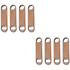  8 pcs Portable Beer Bottle Openers Party Favors Stainless Steel Beer Lifters