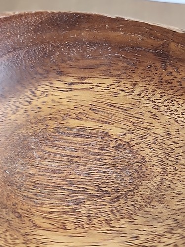Vintage Mid Century einzelne Holz Fischschale Schmuck Servierschale 9,5 Zoll - Bild 19 von 23