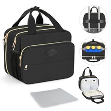 Insulated Baby Bottle Bag with Ice Pack, Breastmilk Cooler Bag Compatible wit...