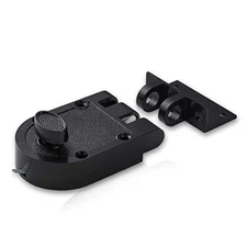 Jimmy Proof Deadbolt Lock with Keyed (Black) Black