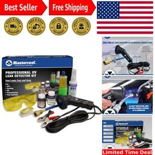 53351 Professional UV Leak Detection Kit – 12V High-Intensity Light – Detects...