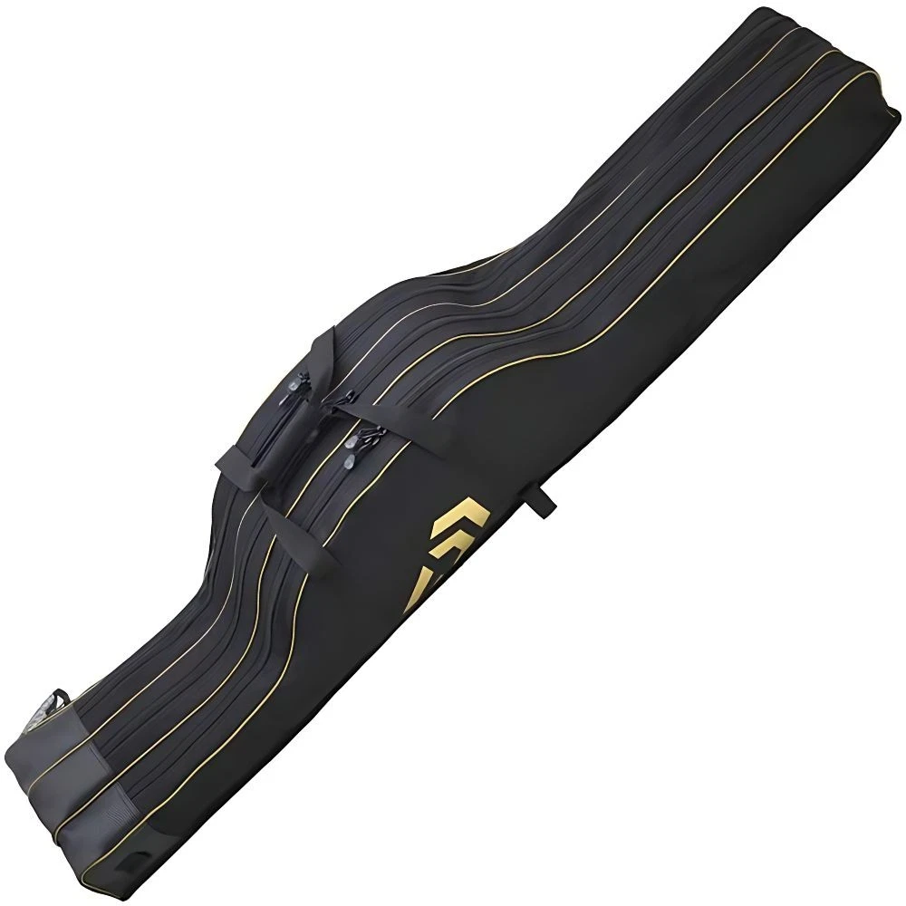 DAIWA Semi Rigid Surf 3Rod & Reel Holdall 160cm Black/Gold