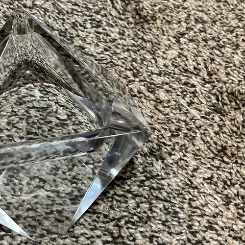 DESNA ASHTRAY CRYSTAL VINTAGE FROM CZECHOSLOVAKIA - Picture 6 of 6