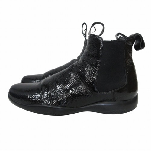 Botas PRADA para mujer talla 36 de cuero negro - Imagen 2 de 9