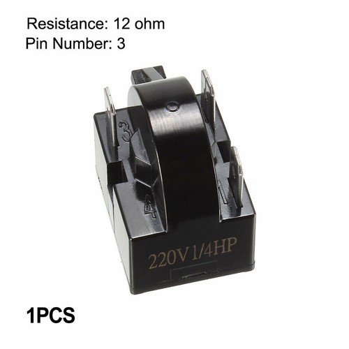 2022 Brand New Cooler Indoors PTC Relay 1PC Black For Compressor - Picture 4 of 52
