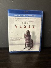 The Visit (Blu-ray/DVD, 2016, 2-Disc Set) Like New No Digital