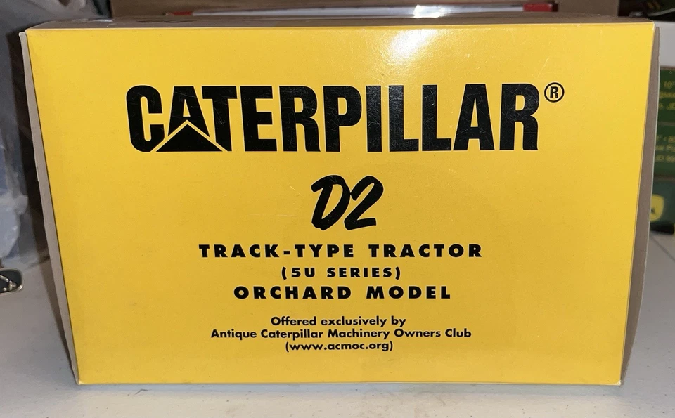 SPECCAST ACMOC Caterpillar Cat D2 Orchard Crawler Tractor 1/16 NIB. TAPE UNCUT - Image 2 of 4
