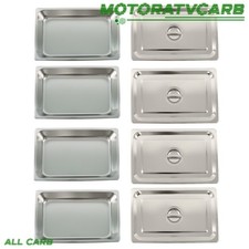 ALL-CARB  4Pack Full Size 4" Deep Steam Table Pans Non-Stick Dishwasher safe