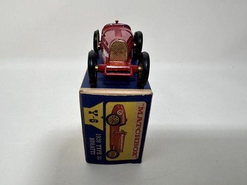 MATCHBOX Lesney MODELS Of YESTERYEAR 1926 Type 35 Bugatti Y6 w Original Box MINT - Picture 2 of 24