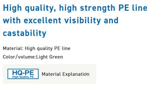 Sunligne P.E Ligne X8 Cast One HG 150M P.E 0.5 8lb Light Green (8606) - Picture 5 of 6