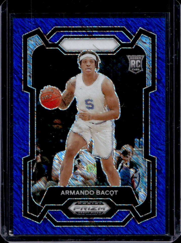 2024 Prizm Draft Picks Armando Bacot Blue Shimmer FOTL RC #17/19