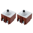 2X Angle Grinder AC 250V 6A 125V/12A DPST Pushbutton  for  6-100 L9N65071