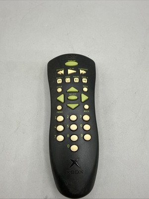 Xbox Genuine Microsoft Original Xbox DVD Remote Control Transmitter Only. Tested