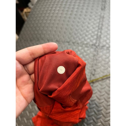 Lululemon Pace Breaker Linerless Short 7" Herren Sport Fitnessstudio orange rot Small - Bild 8 von 9