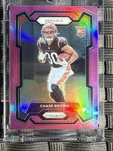 2023 Panini Prizm - Rookies Chase Brown #318 Pink Prizm (RC)